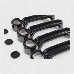 Trim Illusion - Trim Illusion DH6122BLK Front/Rear Door Handle Covers Black for Wrangler JK - Image 2