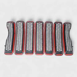 Trim Illusion - Trim Illusion ABS6522BLK Black Front Grille Overlay for 18-25 Wrangler Sport - Image 3