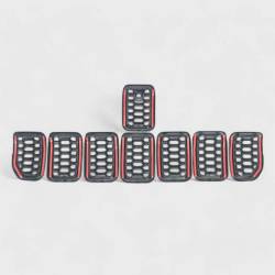 Trim Illusion - Trim Illusion ABS6534BLK Black Front Grille Overlay for 21-25 Grand Cherokee WL - Image 3