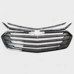 Trim Illusion - Trim Illusion ABS6507BLK Black Front Grille Overlay 18-21 Chevy Traverse - Image 1