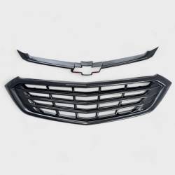 Trim Illusion - Trim Illusion ABS6502BLK Black Front Grille Overlay 18-21 Chevy Equinox - Image 1