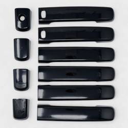 Trim Illusion - Trim Illusion DH6330BLK Front/Rear Door Handle Covers Black for Altima/Frontier - Image 1