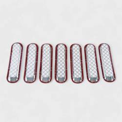 Trim Illusion - Trim Illusion ABS6414BLK Black Front Grille Overlay for 07-18 Wrangler JK - Image 3