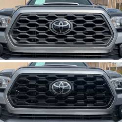 Trim Illusion - Trim Illusion ABS6509BLK Black Front Grille Overlay for 20-23 Tacoma TRD Sport - Image 4
