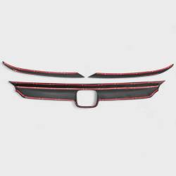 Trim Illusion - Trim Illusion ABS6506BLK Black Front Grille Overlay 18-20 Honda Accord - Image 3