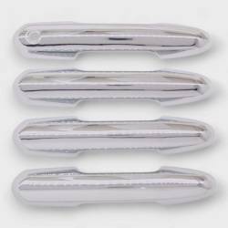 Trim Illusion - Trim Illusion DH301 Front/Rear Door Handle Covers Chrome for Tundra/Sequoia - Image 1