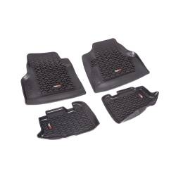 Rugged Ridge - Rugged Ridge 12987.1 All Terrain Floor Liner Kit Black 97-06 Jeep Wrangler TJ/LJ - Image 1