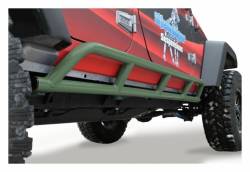 Steinjager - Steinjager Bare Knuckles Rock Sliders-Locas Green for Wrangler JK 4DR J0043929 - Image 1