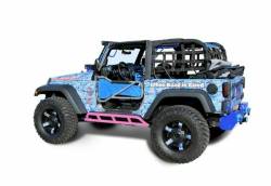Steinjager - Steinjager Bare Knuckles Rock Sliders-Pinky for Wrangler JK 2DR J0044827 - Image 1