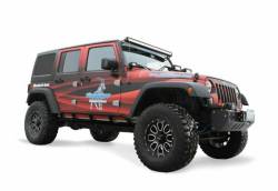 Steinjager - Steinjager Bare Knuckles Rock Sliders-Text Black for Wrangler JK 4DR J0043931 - Image 2