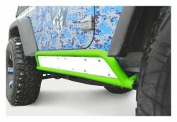 Steinjager - Steinjager Phantom Rock Sliders-Neon Green for Wrangler JK 2DR J0044903 - Image 2
