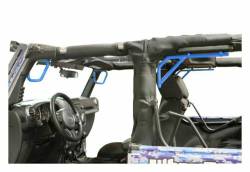 Steinjager - Steinjager Front/Rear Rigid Grab Handles-Playboy Blue for Jeep JK 2DR J0044762 - Image 1