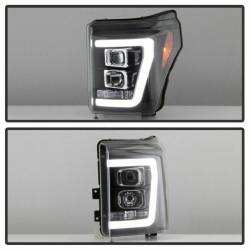 Spyder Auto - Spyder Auto 5084460 Black Light Bar Projector Headlights for 11-16 Super Duty - Image 8