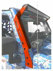 Steinjager - Steinjager 50" Upper Windshield Light Bracket Kit Red for Jeep JK J0047361 - Image 1
