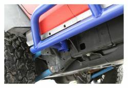 Steinjager - Steinjager Bare Knuckles Rock Sliders Red Baron for Wrangler JK 4DR J0043923 - Image 3