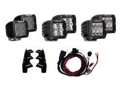 Rigid Industries - Rigid Industries 41610 D-Series LED Triple Fog Light Kit 17-19 Ford F150 Raptor - Image 1