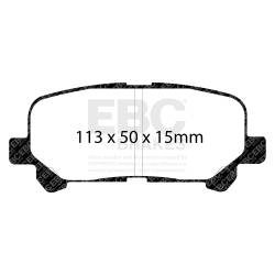 EBC Brakes - EBC Brakes UD1281 Ultimax Brake Pads - Image 1