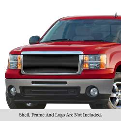 APS - APS Stainless Billet Grille Black 07-13 GMC Sierra 1500 GR07HEB64J - Image 1