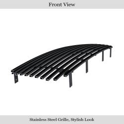 APS - APS Stainless Billet Grille Black for 01-04 Toyota Tacoma GR20HEC65J - Image 2