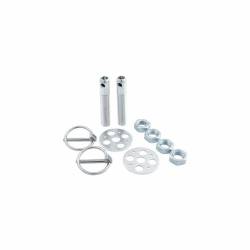 Allstar Performance - Allstar Performance ALL18476 Lightweight Aluminum Hood Pin Kit 1/2" Silver - Image 1