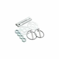 Allstar Performance - Allstar Performance ALL18472 Lightweight Aluminum Hood Pin Kit 3/8" Silver - Image 1