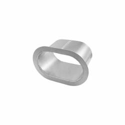 Allstar Performance - Allstar Performance ALL34183 Exhaust Flange Oval Dual Straight Exit - Image 1