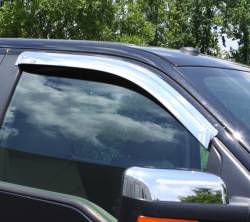 Auto Ventshade AVS - Auto VentShade 682352 Ventvisor Chrome Window Deflectors for 94-96 Dodge Ram - Image 3