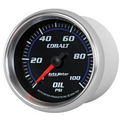 AutoMeter - AutoMeter 7921 Cobalt Oil Pressure Gauge 2-5/8" Full Sweep Mechanical - Image 2