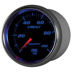 AutoMeter - AutoMeter 7921 Cobalt Oil Pressure Gauge 2-5/8" Full Sweep Mechanical - Image 3