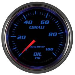 AutoMeter - AutoMeter 7921 Cobalt Oil Pressure Gauge 2-5/8" Full Sweep Mechanical - Image 4