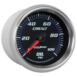 AutoMeter - AutoMeter 7921 Cobalt Oil Pressure Gauge 2-5/8" Full Sweep Mechanical - Image 5
