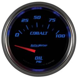 AutoMeter - AutoMeter 7927 Air Core Electric Cobalt Oil Pressure Gauge 0-100 PSI 2-5/8" - Image 4
