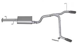 Gibson Performance Exhaust - Gibson Performance 18808 Split Rear Cat-Back Exhaust System Aluminized - Image 1