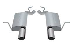 Gibson Performance Exhaust - Gibson Performance Split Rear Axle-Back Exhaust System Stainless 617407 - Image 1