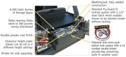 Tuffy Security Products - Tuffy Security Products 131-01 Security Drawer for 04-06 Jeep Wrangler TJ - Image 4