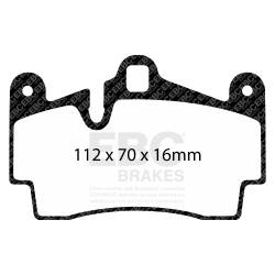 EBC Brakes - EBC Brakes DP51474NDX Bluestuff NDX Full Race Brake Pads for Cayenne/Q7/Touareg - Image 3