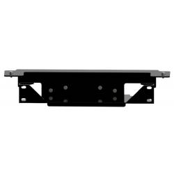 Rugged Ridge - Rugged Ridge Spartacus Bumper Winch Mount Plate Black for Wrangler JK 11543.13 - Image 1