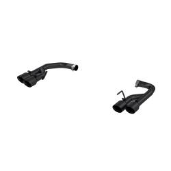 MBRP Exhaust - MBRP Exhaust S7211BLK 2.5" Axle-Back Dual Rear Exit Black Quad Tips - Image 1