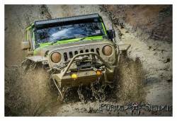 Poison Spyder - Poison Spyder 45-28-R50 Steel 50" Rigid Light Bar Mount for Jeep Wrangler JK - Image 5