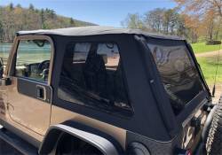 Rampage - Rampage 139535 Trailview Frameless Soft Top Blk Diamond for 97-06 Wrangler TJ - Image 4