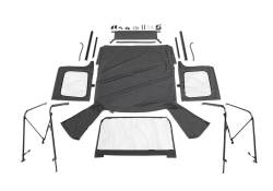 Rampage - Rampage 68035 Complete Soft Top Kit Steel Doors for 79-86 CJ7 87-95 Wrangler YJ - Image 1