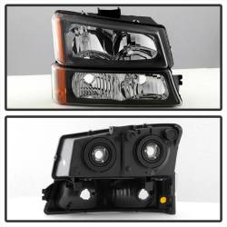 Spyder Auto - xTune Auto 5069801 Crystal Front Headlight/Bumper Light Kit Black/Clear - Image 2