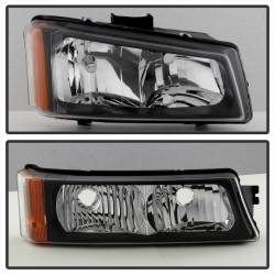 Spyder Auto - xTune Auto 5069801 Crystal Front Headlight/Bumper Light Kit Black/Clear - Image 3