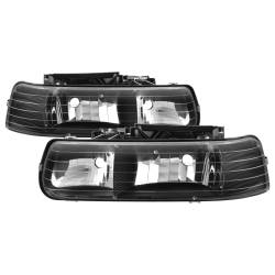 Spyder Auto - xTune Auto 5064240 Black/Clear Crystal Headlights - Image 1