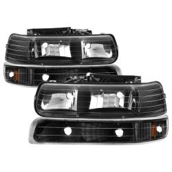 Spyder Auto - xTune Auto 5064219 Black/Clear Crystal Front Headlight Kit - Image 1