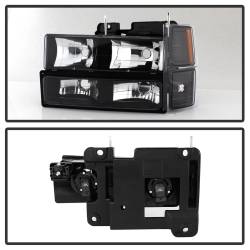 Spyder Auto - xTune Auto 5072221 Crystal Front Headlight Kit Black/Clear - Image 2