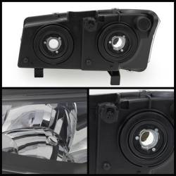 xTune Auto - xTune Auto 5072245 Crystal Headlights Black/Clear - Image 2