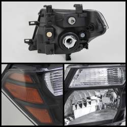 xTune Auto - xTune Auto 5072887 Crystal Headlights Black/Clear for 08-11 Nissan Pathfinder - Image 2