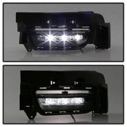 Spyder Auto - Spyder Auto 5082985 LED Black/Clear Fog Lights for 15-16 Dodge Charger - Image 2