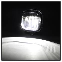 Spyder Auto - Spyder Auto 5081100 LED Fog Lights Black/Clear for 11-14 Super Duty - Image 4